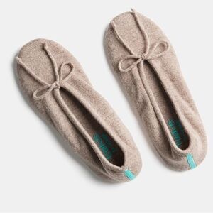 TIEKS THE CASHMERE SLIPPER IN LATTE BROWN- Medium